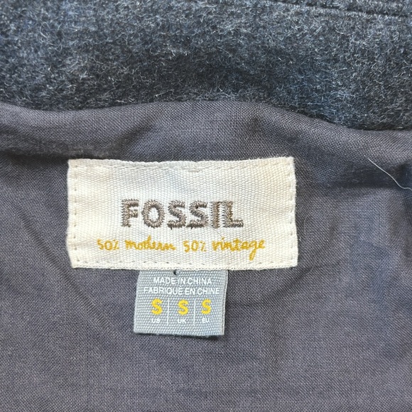 Fossil Wool Military Style Pea Coat - Picture 4 of 13